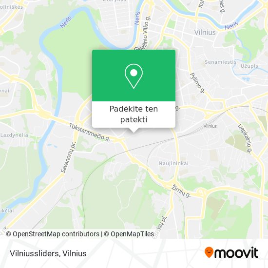 Vilniussliders žemėlapis