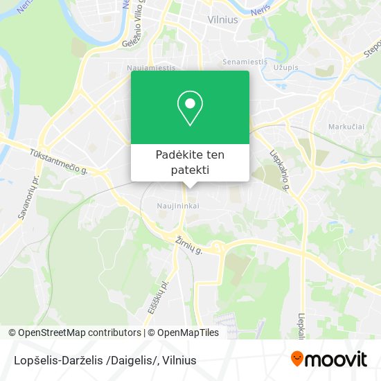 Lopšelis-Darželis /Daigelis/ žemėlapis