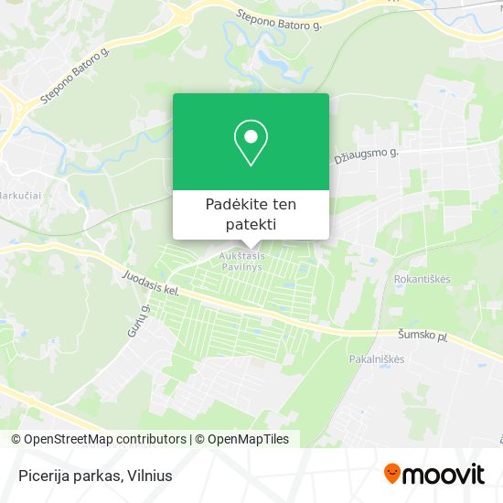 Picerija parkas žemėlapis