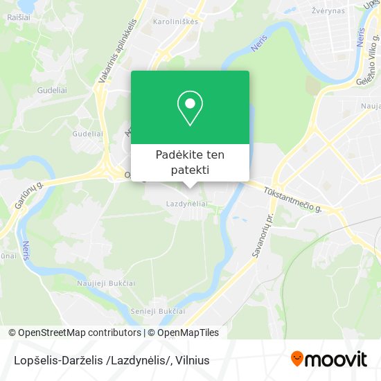 Lopšelis-Darželis /Lazdynėlis/ žemėlapis