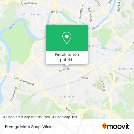 Eremga Moto Shop žemėlapis