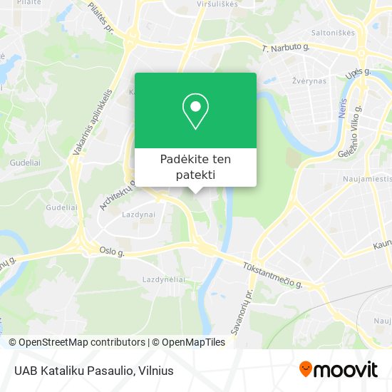 UAB Kataliku Pasaulio žemėlapis