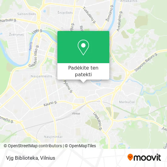 Vjg Biblioteka žemėlapis