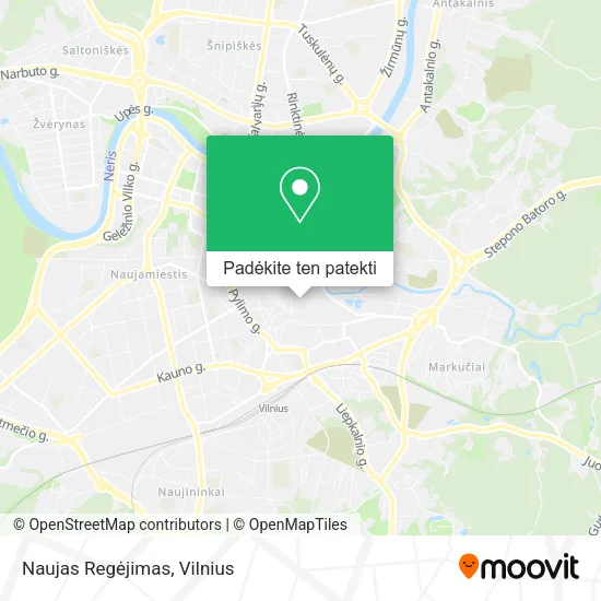 Naujas Regėjimas žemėlapis