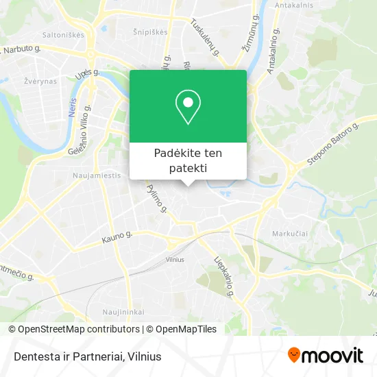 Dentesta ir Partneriai žemėlapis