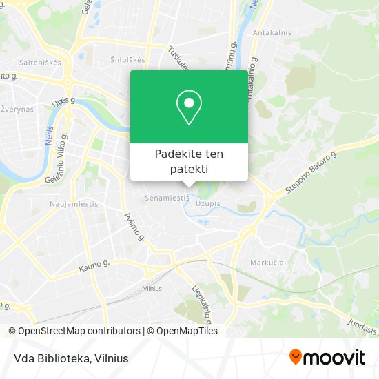 Vda Biblioteka žemėlapis