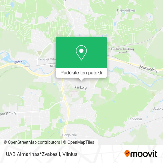 UAB Almarinas*Zvakes I žemėlapis