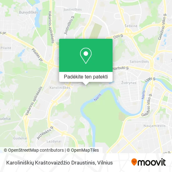 Karoliniškių Kraštovaizdžio Draustinis žemėlapis