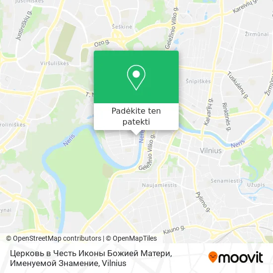 Церковь в Честь Иконы Божией Матери, Именуемой Знамение žemėlapis