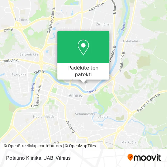 Pošiūno Klinika, UAB žemėlapis