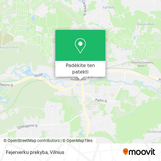 Fejerverku prekyba žemėlapis