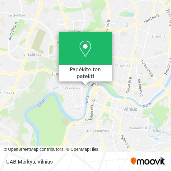 UAB Merkys žemėlapis