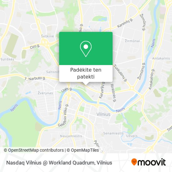 Nasdaq Vilnius @ Workland Quadrum žemėlapis