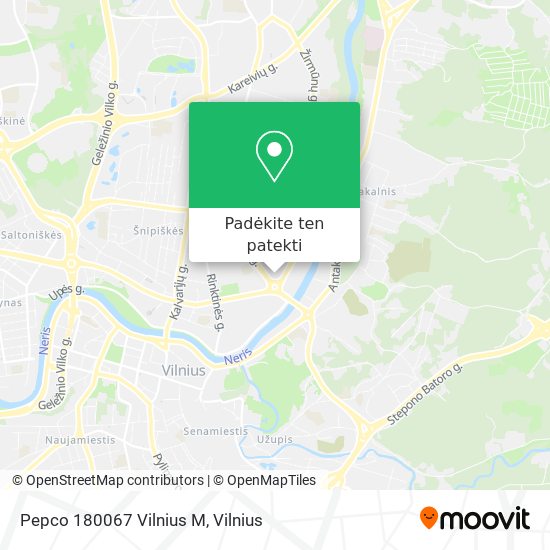 Pepco 180067 Vilnius M žemėlapis