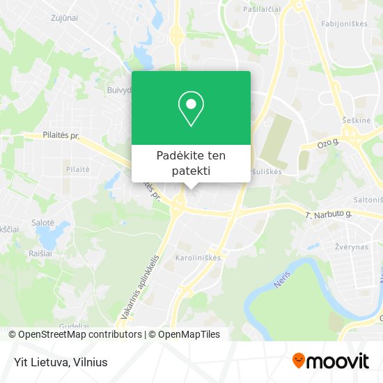 Yit Lietuva žemėlapis