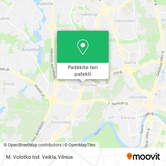 M. Volotko Ind. Veikla žemėlapis