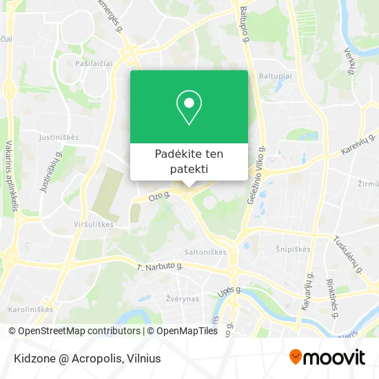 Kidzone @ Acropolis žemėlapis