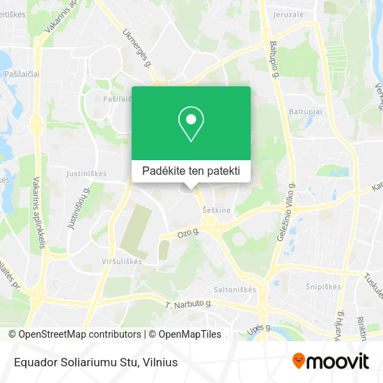 Equador Soliariumu Stu žemėlapis