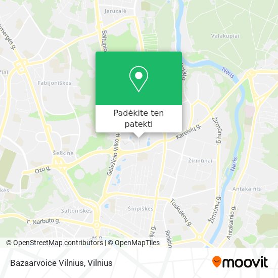 Bazaarvoice Vilnius žemėlapis