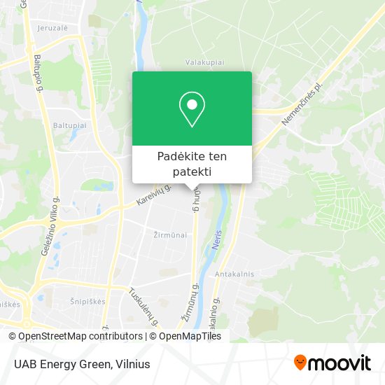 UAB Energy Green žemėlapis