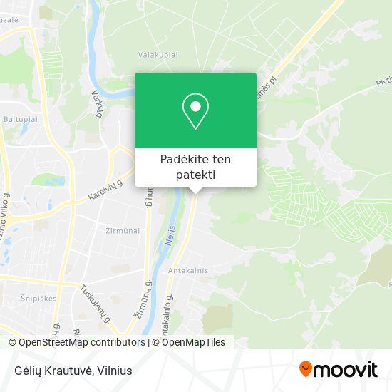 Gėlių Krautuvė žemėlapis