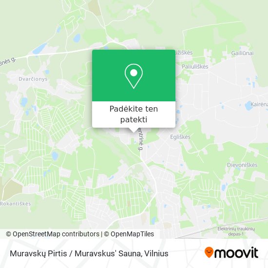 Muravskų Pirtis / Muravskus' Sauna žemėlapis