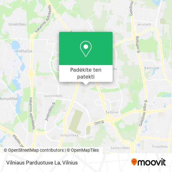 Vilniaus Parduotuve La žemėlapis