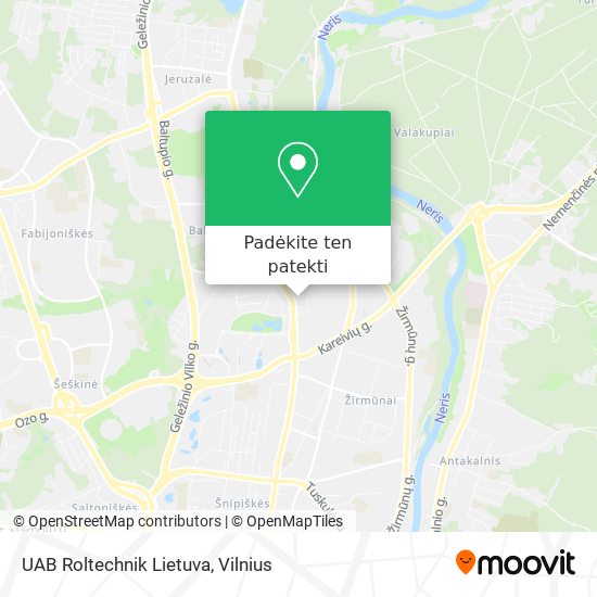 UAB Roltechnik Lietuva žemėlapis
