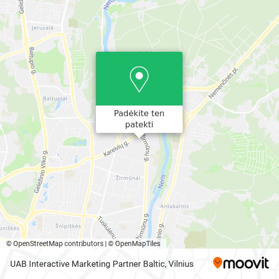 UAB Interactive Marketing Partner Baltic žemėlapis