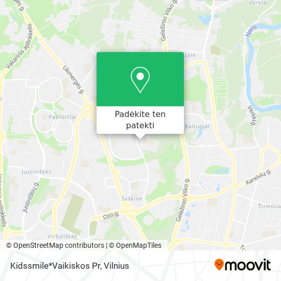 Kidssmile*Vaikiskos Pr žemėlapis