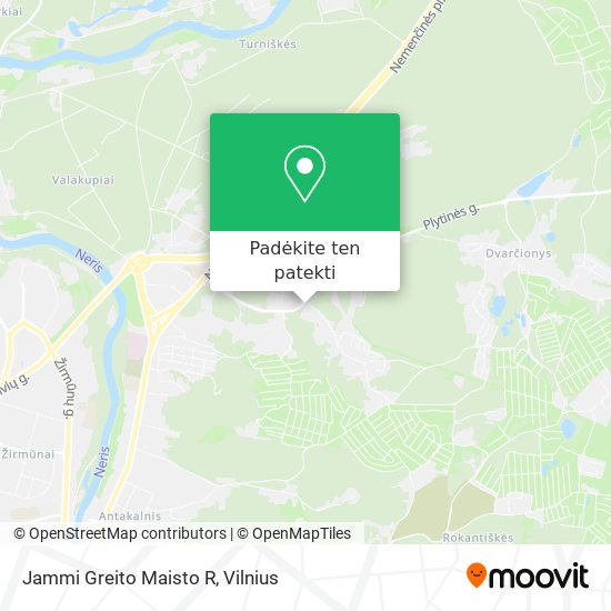 Jammi Greito Maisto R žemėlapis