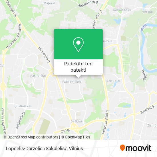 Lopšelis-Darželis /Sakalėlis/ žemėlapis