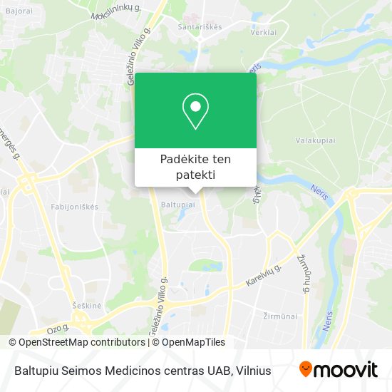 Baltupiu Seimos Medicinos centras UAB žemėlapis