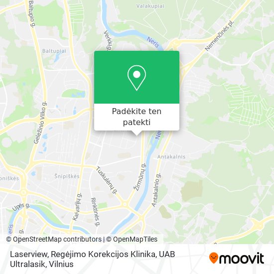 Laserview, Regėjimo Korekcijos Klinika, UAB Ultralasik žemėlapis