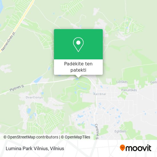Lumina Park Vilnius žemėlapis