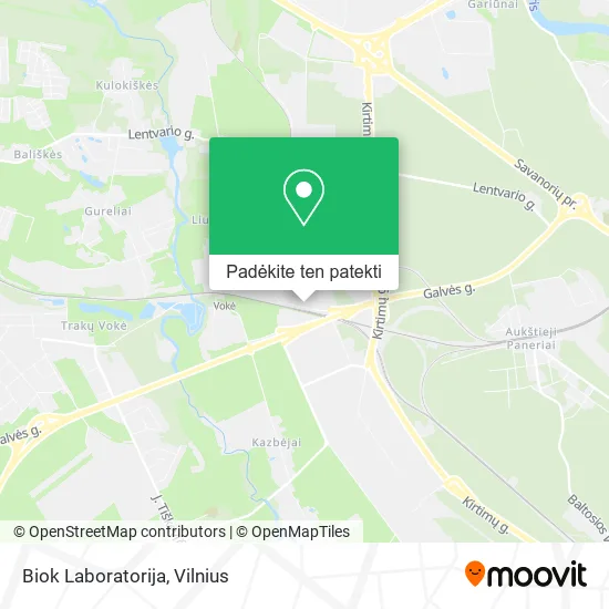 Biok Laboratorija žemėlapis
