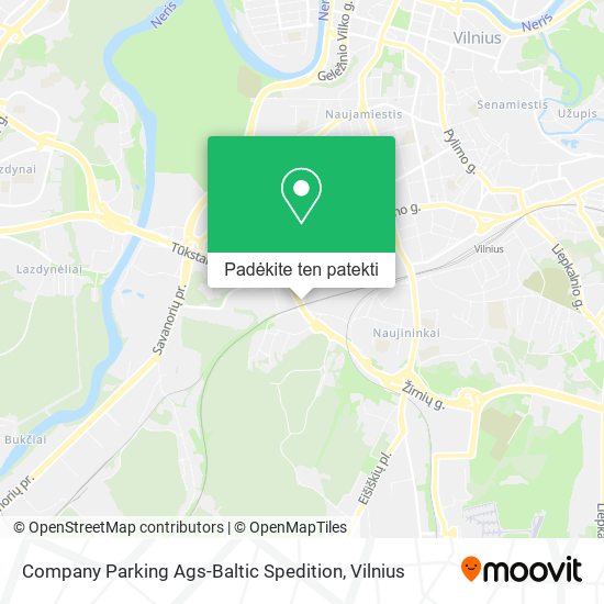 Company Parking Ags-Baltic Spedition žemėlapis
