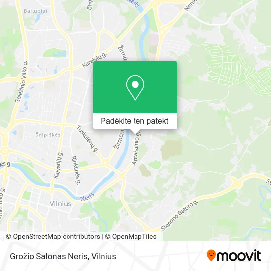 Grožio Salonas Neris žemėlapis