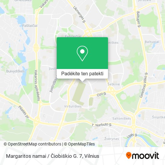 Margaritos namai / Čiobiškio G. 7 žemėlapis