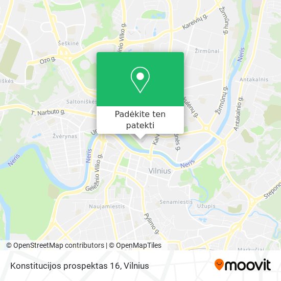 Konstitucijos prospektas 16 žemėlapis