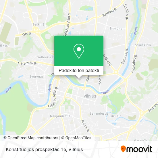 Konstitucijos prospektas 16 žemėlapis