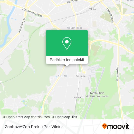Zoobaze*Zoo Prekiu Par žemėlapis