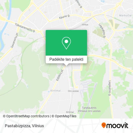 Pastabizpizza žemėlapis