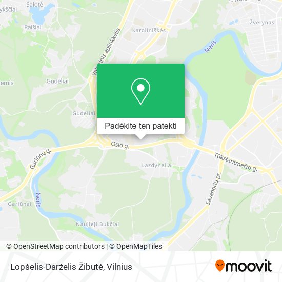 Lopšelis-Darželis Žibutė žemėlapis