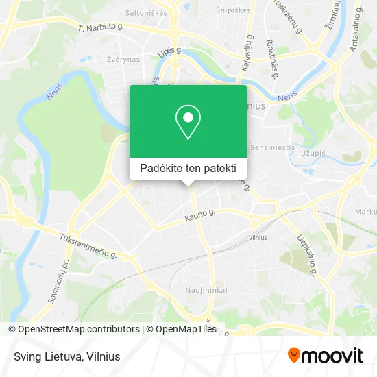 Sving Lietuva žemėlapis