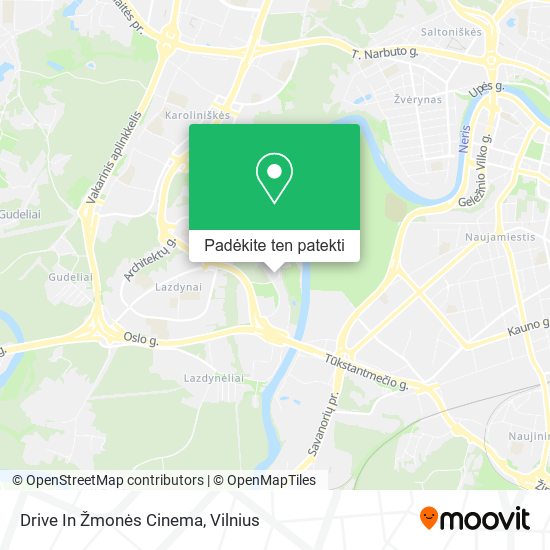 Drive In Žmonės Cinema žemėlapis