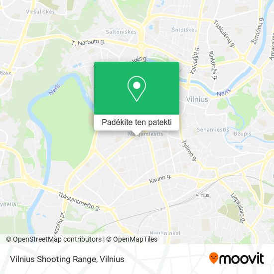 Vilnius Shooting Range žemėlapis