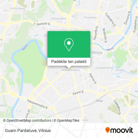 Guam Pardatuvė žemėlapis