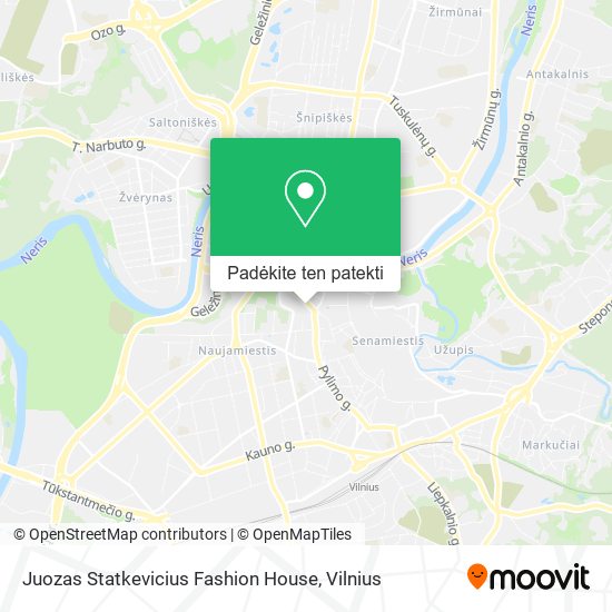 Juozas Statkevicius Fashion House žemėlapis