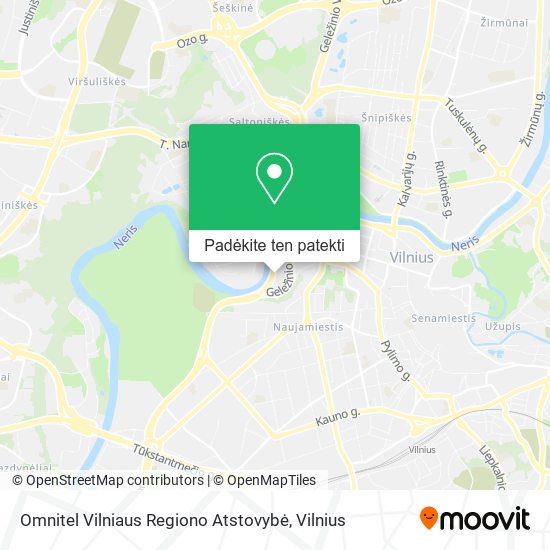 Omnitel Vilniaus Regiono Atstovybė žemėlapis